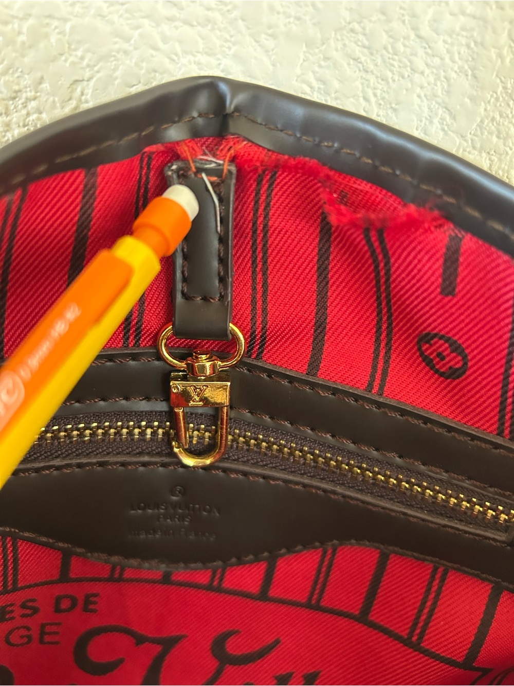 Brown Checkered Tote Bag - Picture 14 of 15